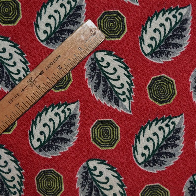 1950s vintage barkcloth fabric by the yard upholstery fabric Etsy