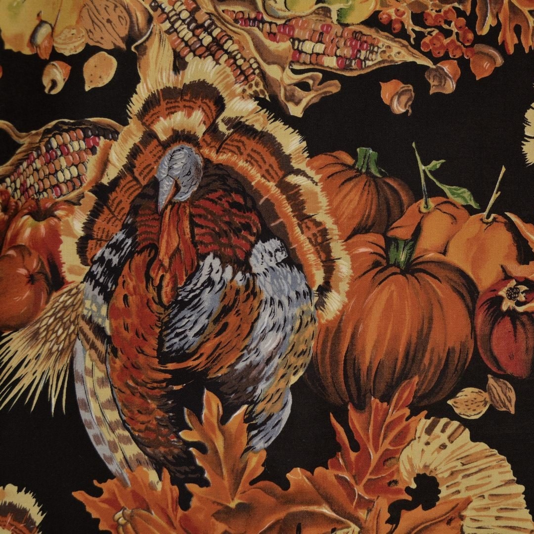Harvest fabric rare Alexander Henry fabric pumpkins fabric Thanksgiving ...