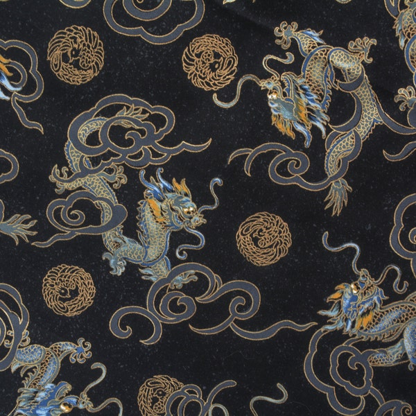 Asian fabric Dragon fabric Japanese fabric Trans Pacific Textiles