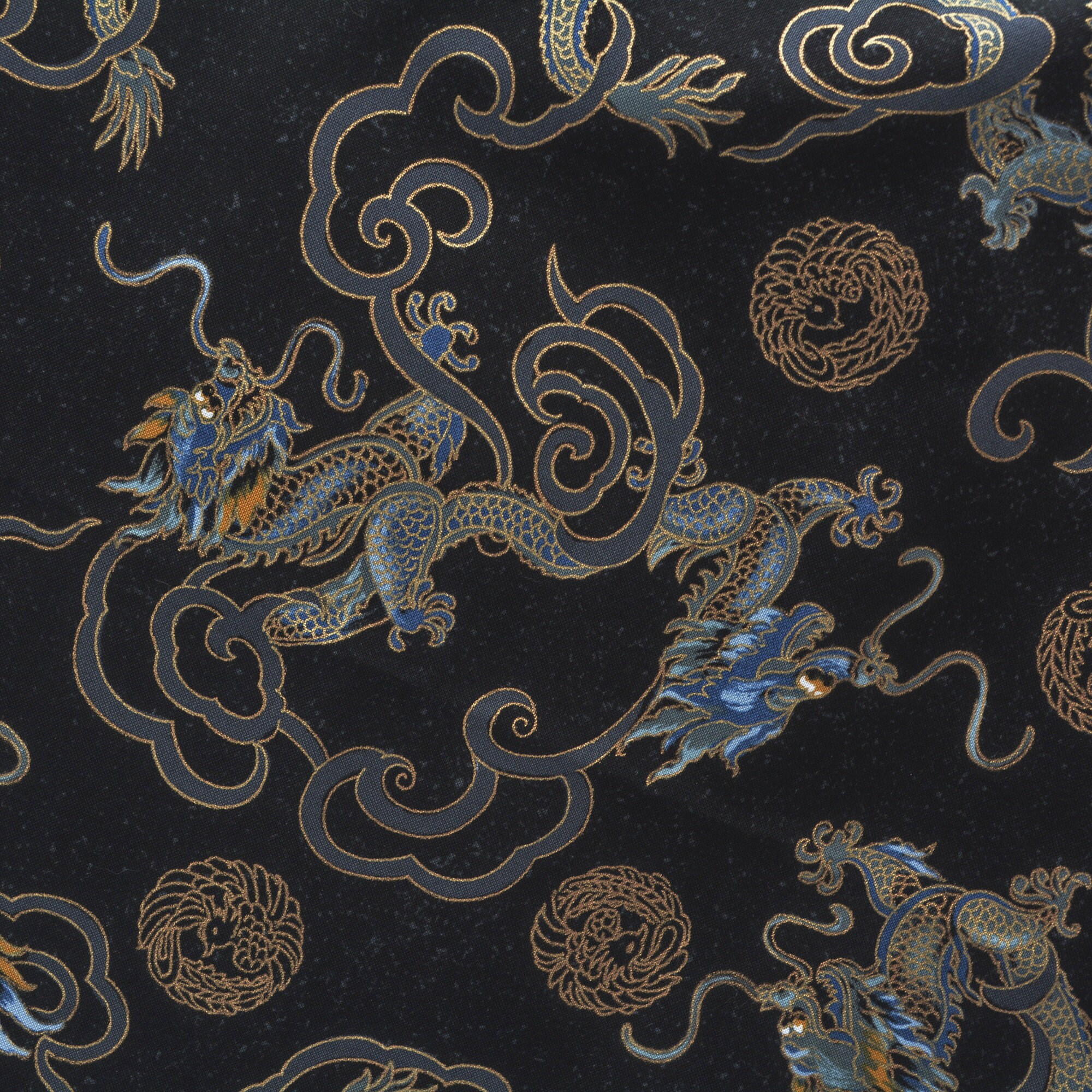 Asian fabric Dragon fabric Japanese fabric Trans Pacific Textiles