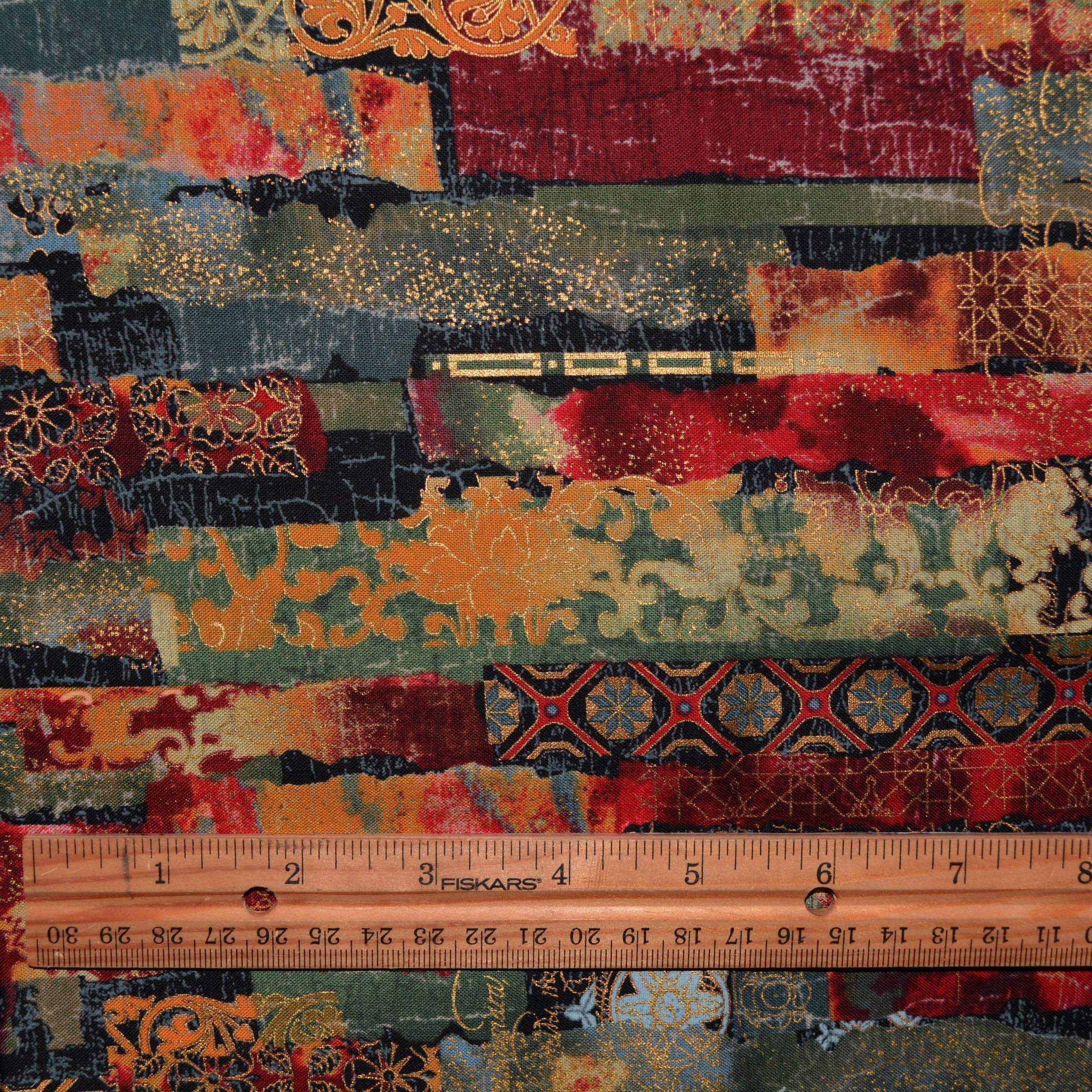 Patchwork fabric by Hoffman fabric, Punch Studio