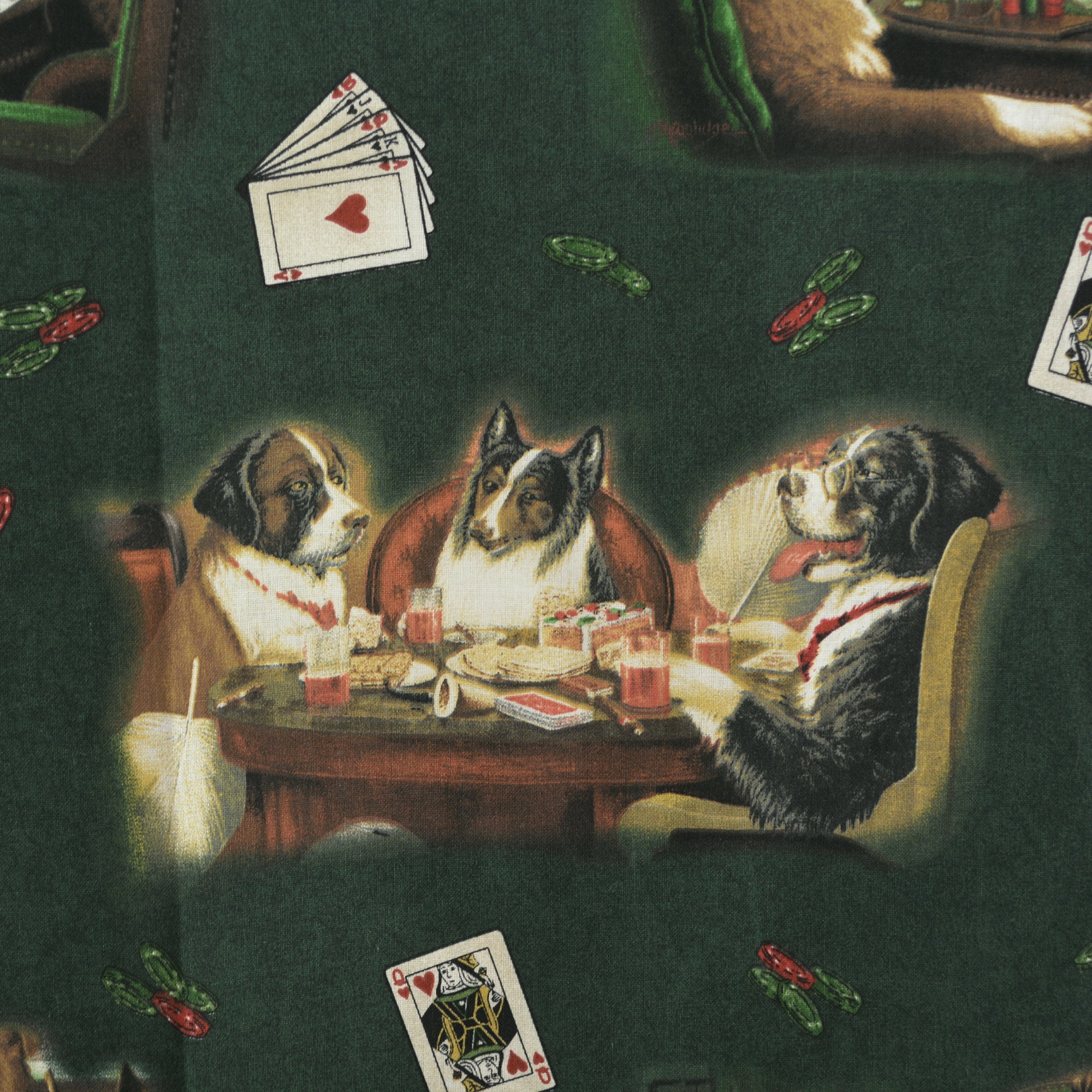 Коты играют в покер картина автор