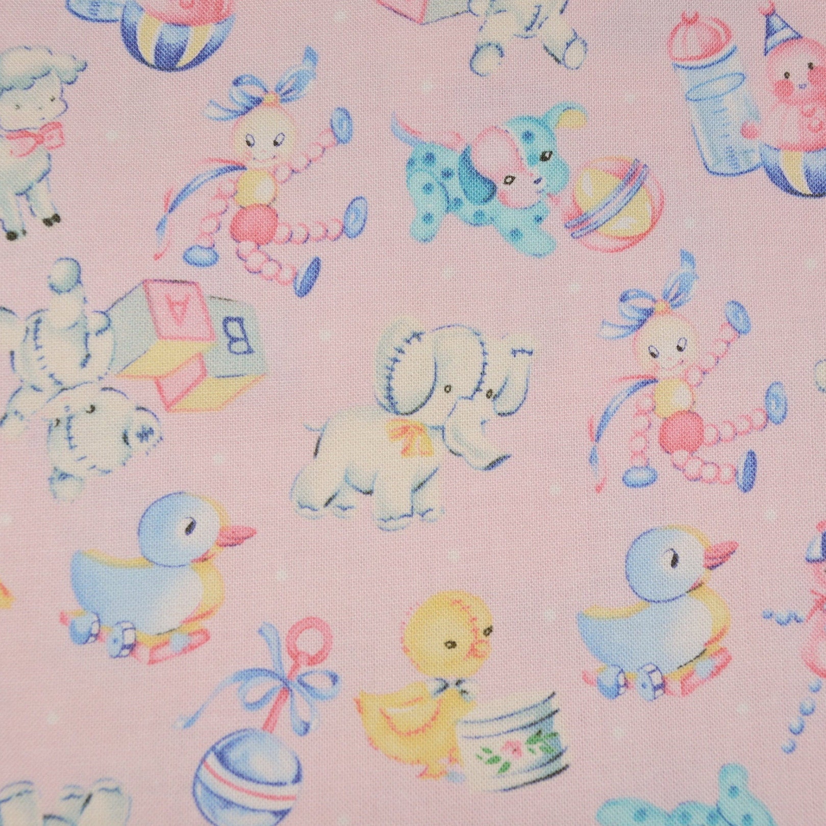 Retro baby fabric, Mary Mulari Tiny Treasures Marcus Brothers