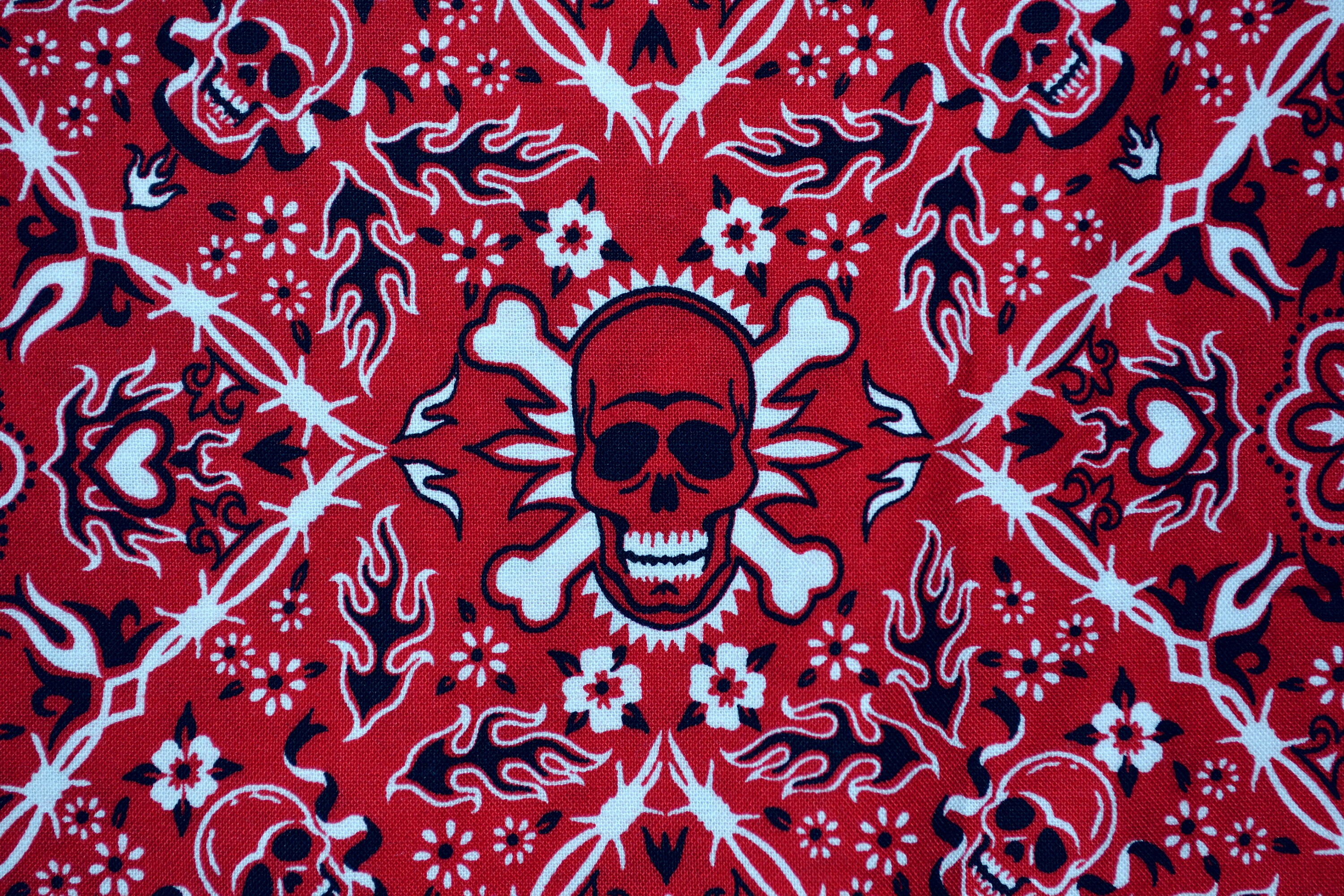 Red And Black Bandana Wallpaper