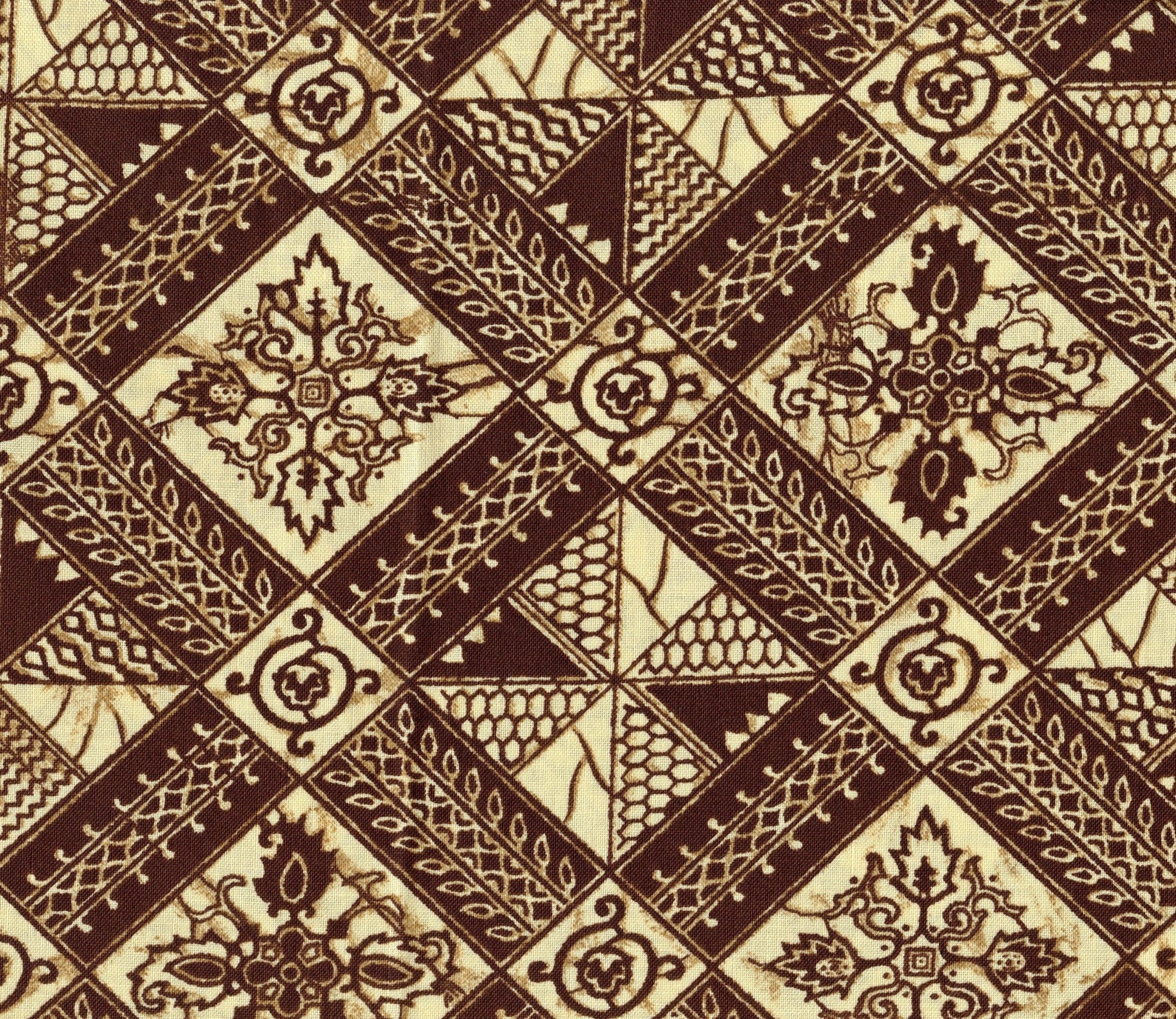 Ethnic tribal fabric by the yard batik style print Etsy