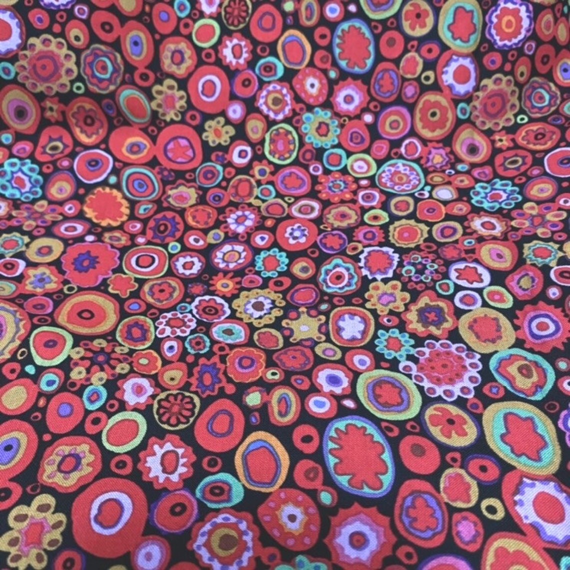 Early Kaffe Fassett Fabric Paperweight Red for Westminster Etsy