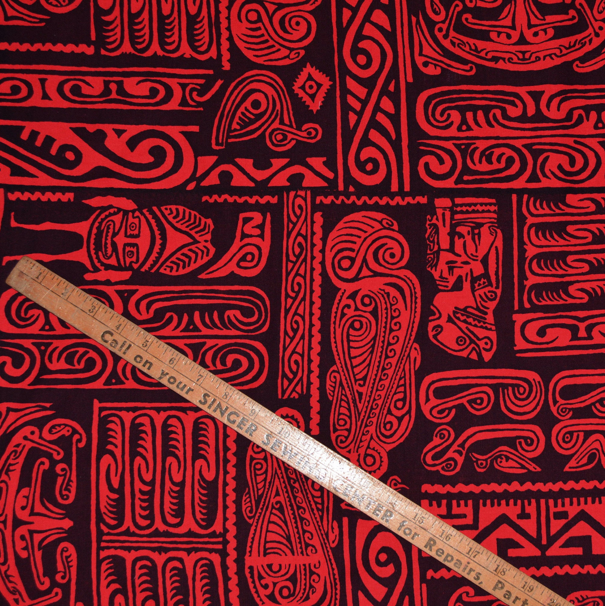 Upholstery fabric Samoa fabric Polynesia tribal tattoo print Etsy