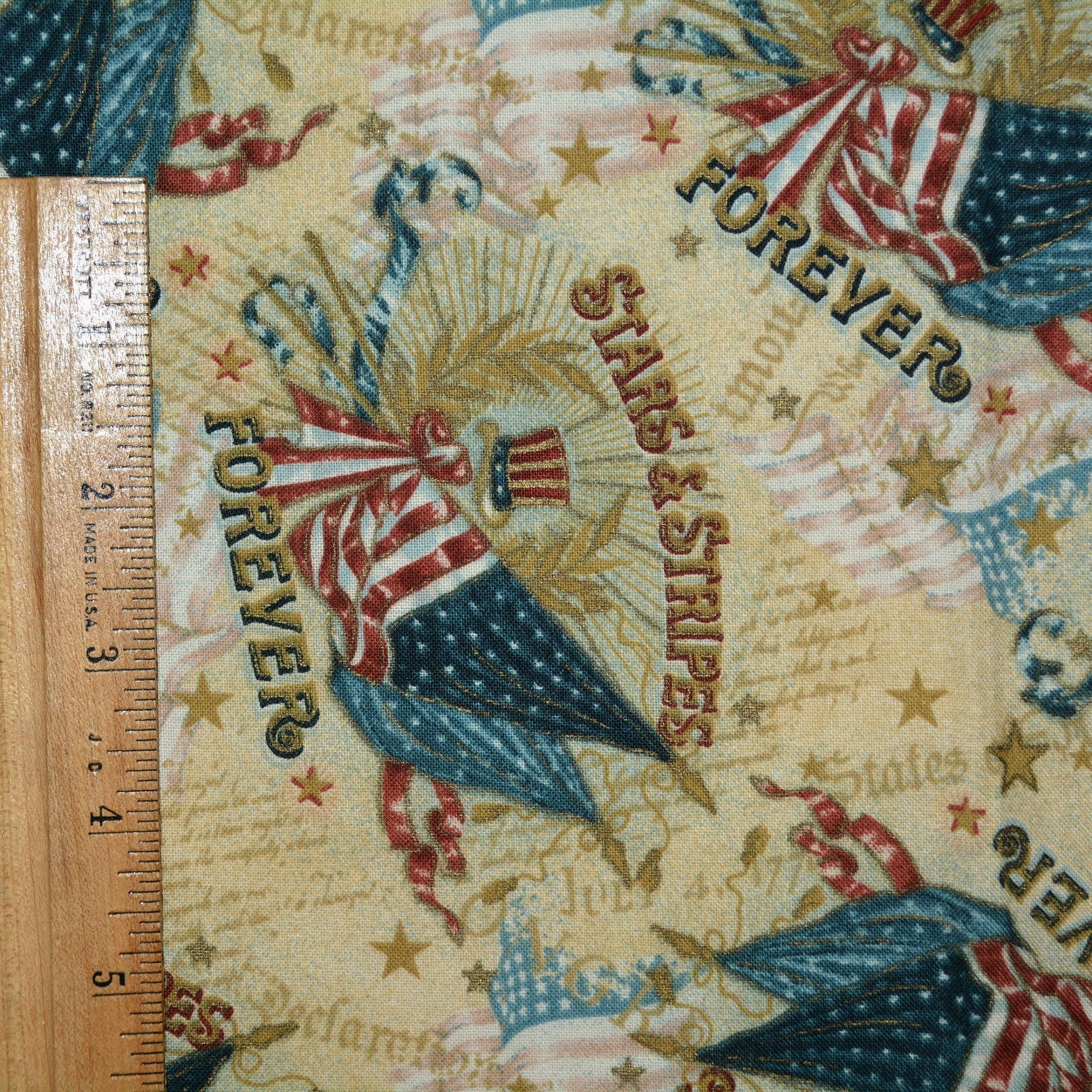 Patriotic fabric, John Grossman Quilting Treasures