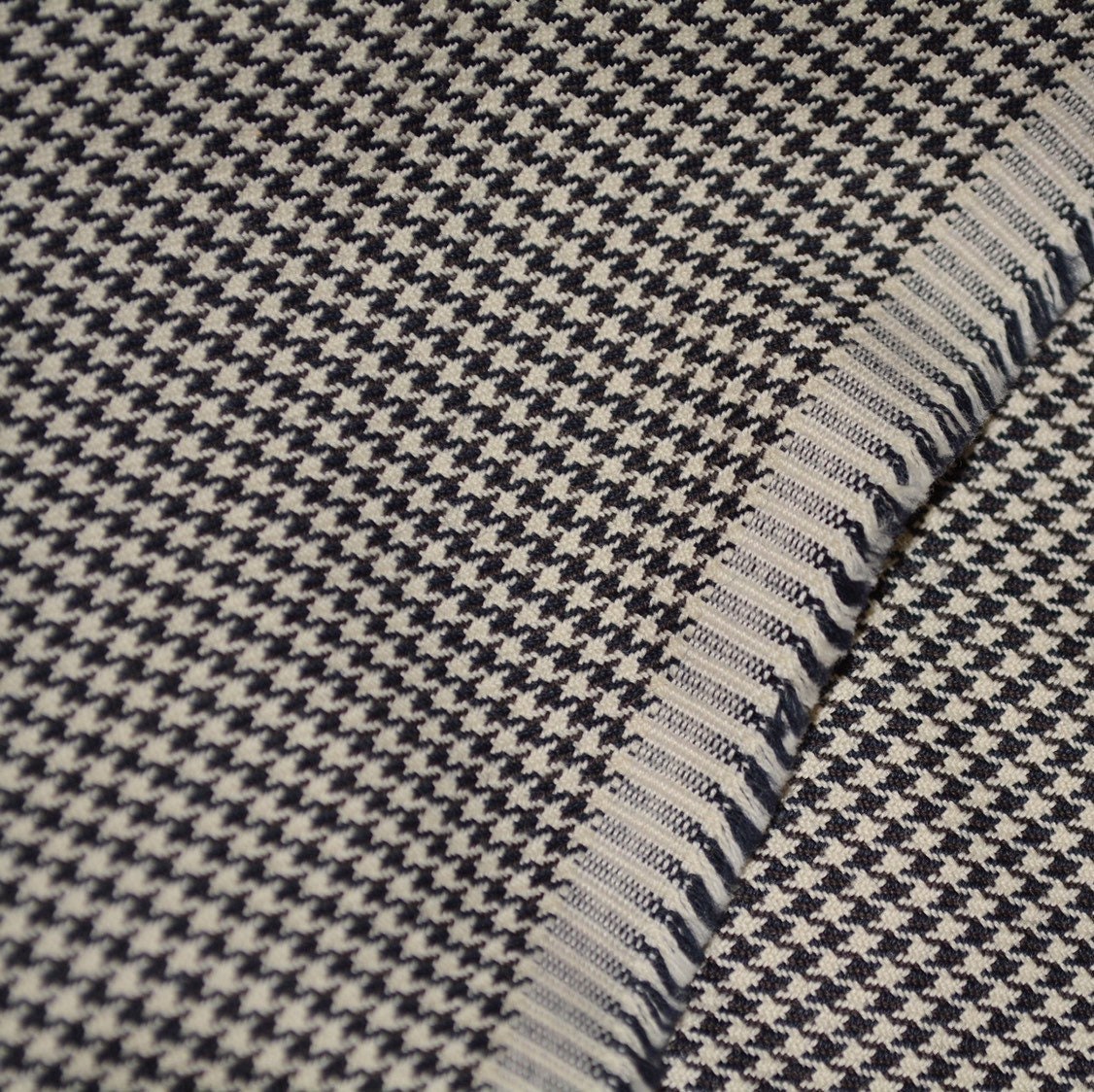 houndstooth textured overshirt