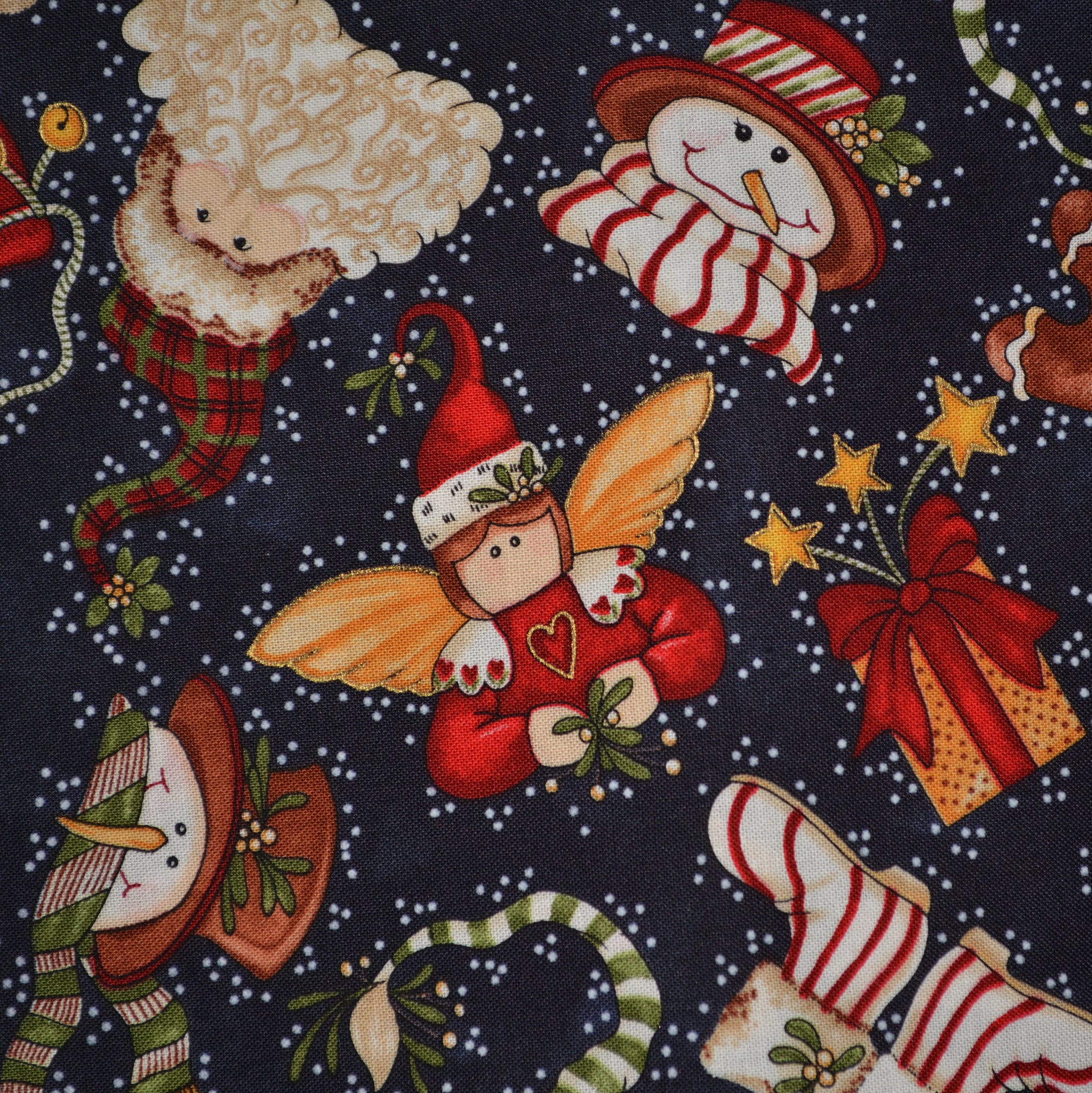 Country Christmas fabric Clothworks fabric by the yard