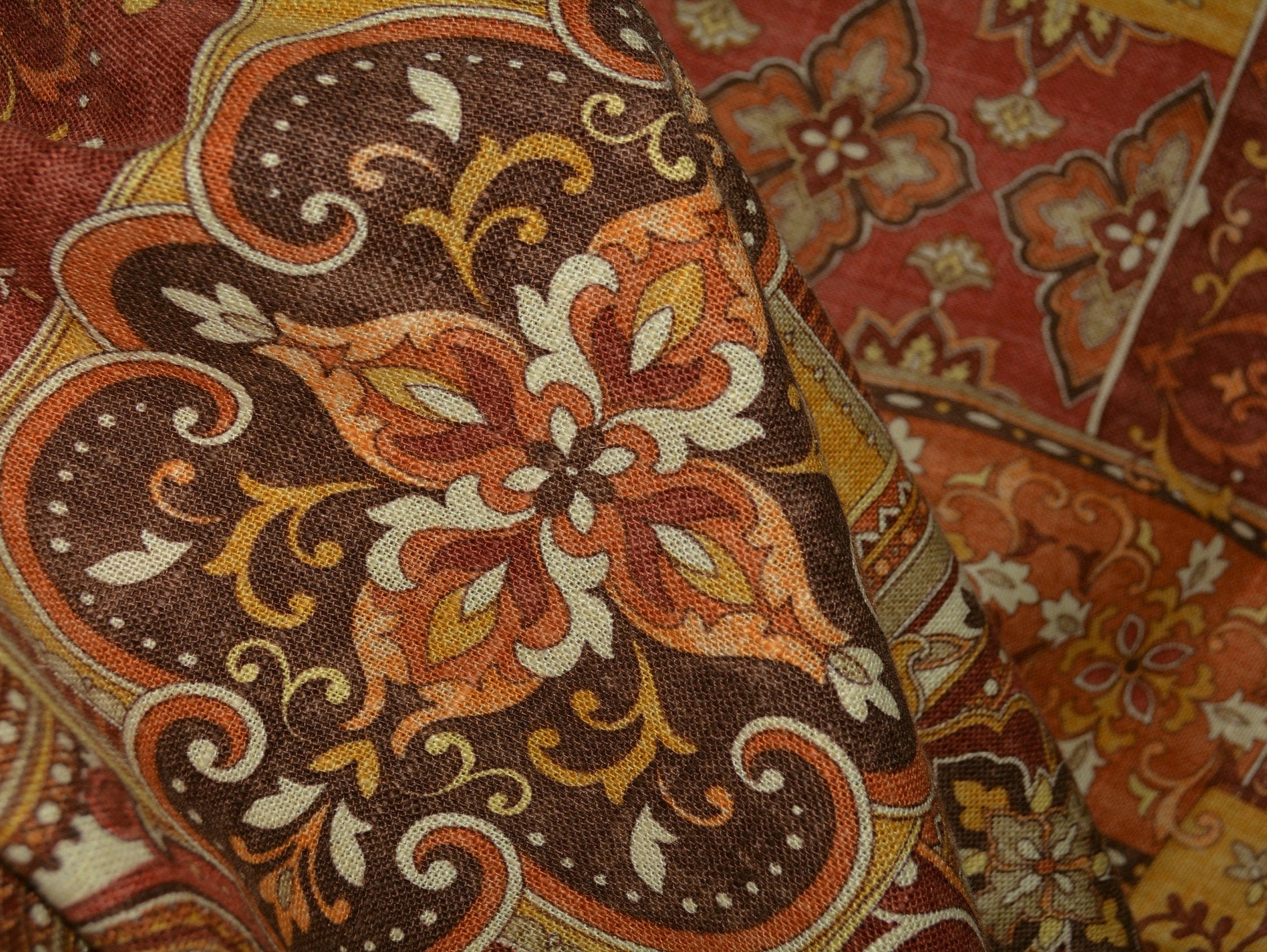 Linen fabric by the yard upholstery fabric for Moroccan Etsy