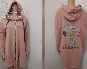 Snoopy Glitzer Übergangsjacke Größe 36-44