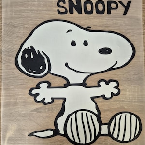 Snoopy Cartoon DTF Transfer Bügelbild Wärmeübertragung auf Kleidung - Textil druckfertig
