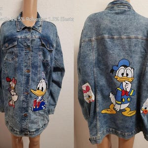 Donald Duck Jeansjacke Größe 54