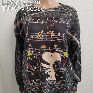 Snoopy Strickpullover Größe 40-44