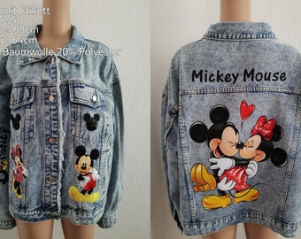 Mickey Mouse denim jacket size 50