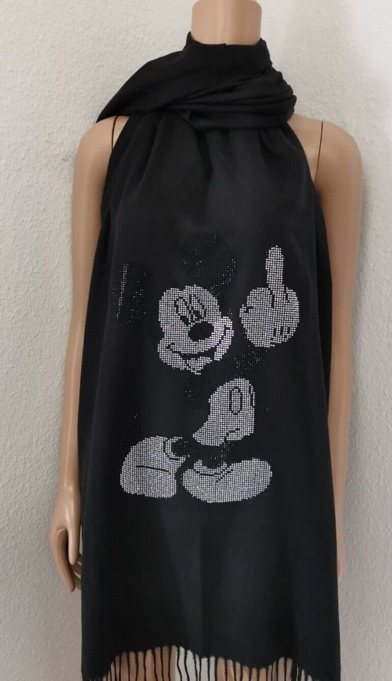 Mickey Mouse glitter scarf image 1