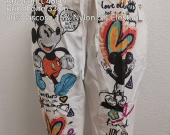 Pantalon Capri Mickey Mouse taille 48-52 taille unique