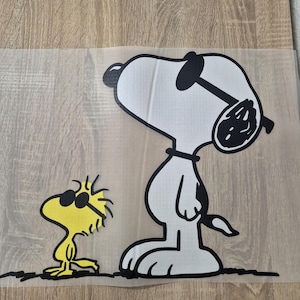 Snoopy Cartoon DTF Transfer Iron-on Heat Transfer to Clothing - Textile Ready to Print