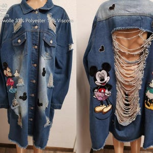 Mickey Mouse Jeansjacke Größe 58-60