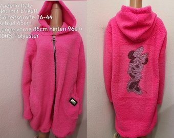 Cappotto in orsetto glitterato di Minnie Mouse taglia 36-44