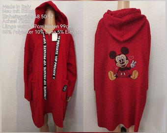 Mickey Mouse Glitzer Mantel Größe 48-52