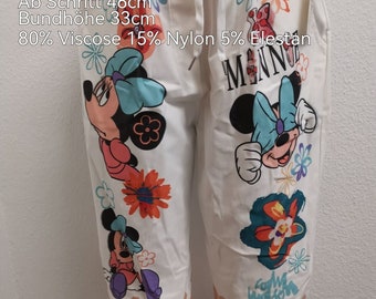 Minnie Mouse Capri Hose Größe 48-52 Einheitsgröße