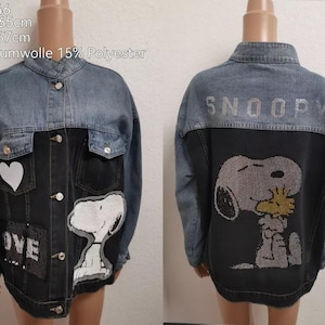 Snoopy Jeansjacke Größe 46