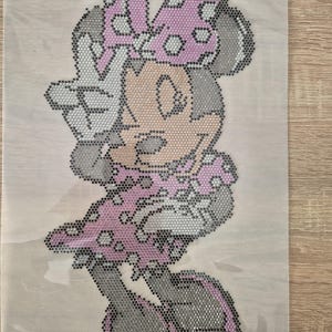 Minnie Mouse Hot Fix Strass Eisen Auf Heat Bling Kristall Transfer Patch Applikation Aufkleber