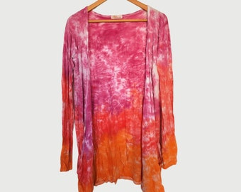 Tie Dye Cardigan size L