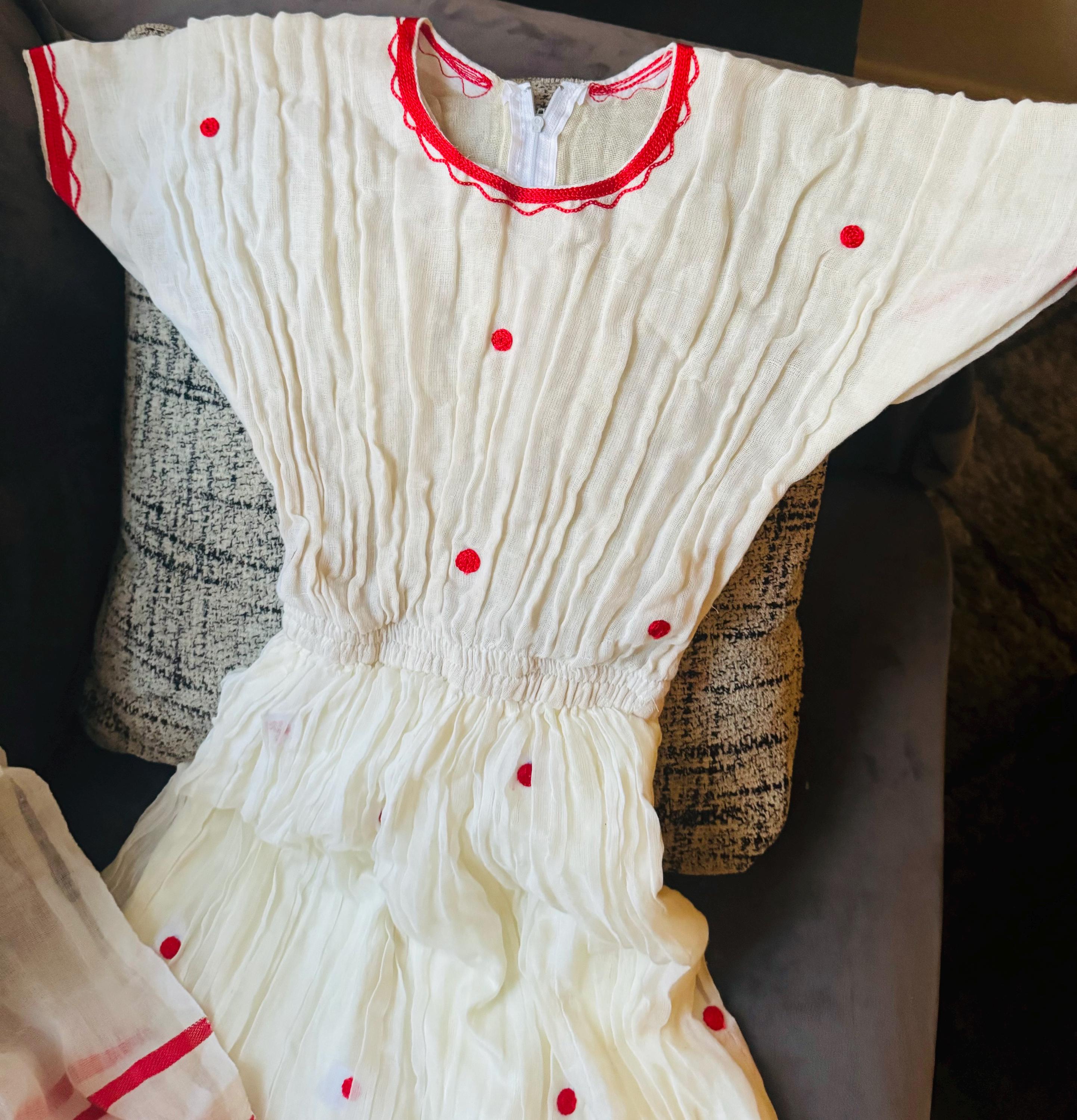 Ethiopian and Eritrean traditional kids dress