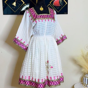 Ethiopian and Eritrean traditional dress,habesha kemis