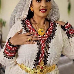 Ethiopian and Eritrean traditional dress ,habesha kemis