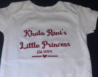 Personalised Baby Vests