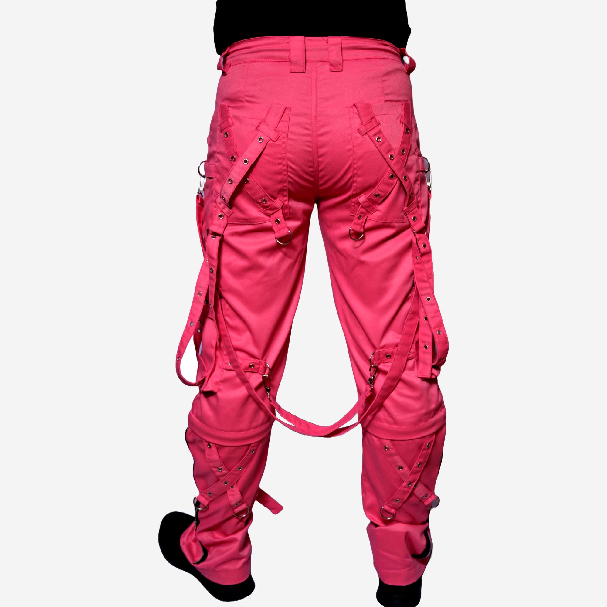 国内未入荷 STARTEXCEEDEND - Cyberpunk Red Wide-Leg Pants Red Long Designer Wide-Leg Pants for Women | Neiman Marcus
