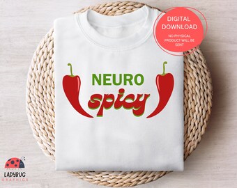 Autism Svg, Adhd Svg, Neurodivergence SVG and PNG Cut File for Cricut for T-shirts, Tote Bags and Cups