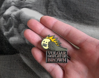 Ween x Pantera Enamel Pin "Vulgar Display of Brown"