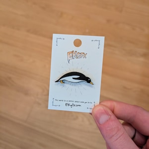 Penguin Enamel Pin "Ramón", cute penguin pin, cute enamel pin, cute gift, animal, zoo animal, Gift for Bird Lover, cute pin