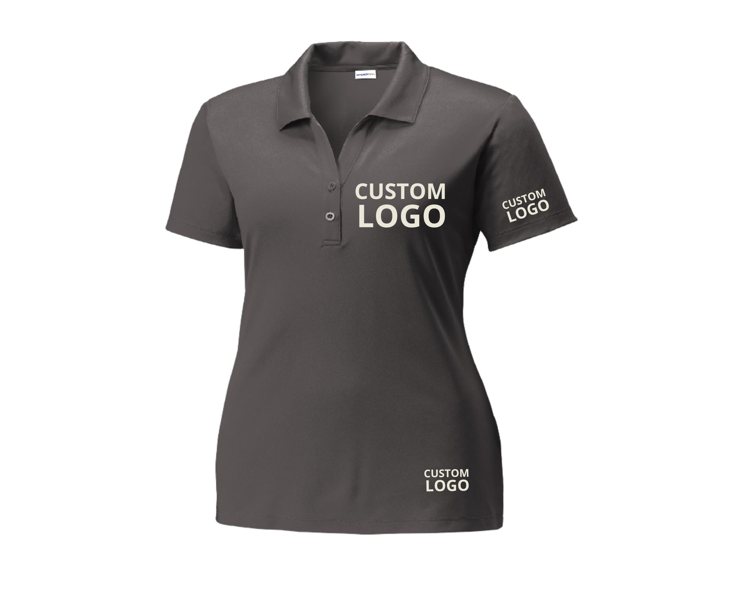 knee length dresses for ladies Dry-Fit Polo Shirt Your Custom Company Logo Embroidered