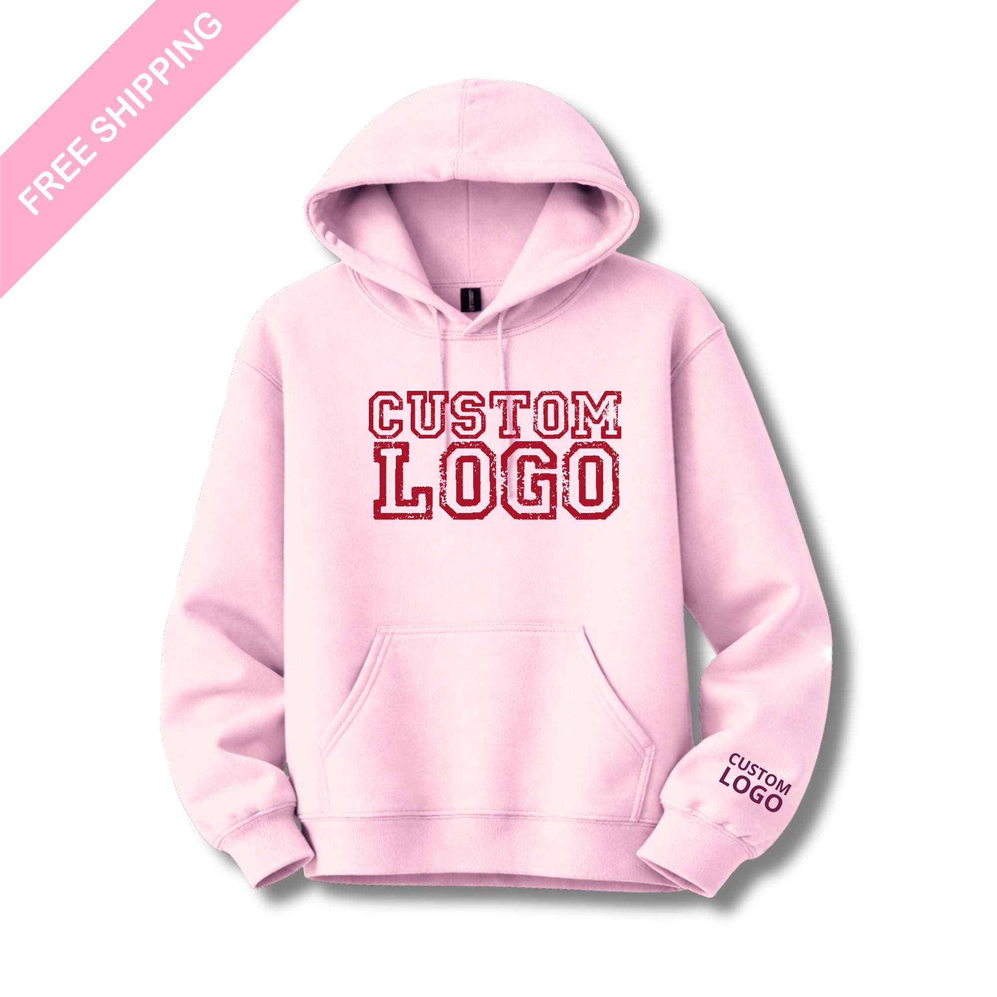 Custom Logo Hoodie, Personalized Text Sweatshirt, Business Branding Hoodie, Custom Company Merch, Your Design Hoodie, Custom Gift Clothing