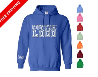 Custom Logo Hoodie, Personalized Text Sweatshirt, Business Branding Hoodie, Custom Company Merch, Your Design Hoodie, Custom Gift Clothing