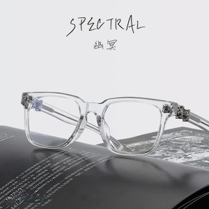 Gothic-Inspired Silver Frame Glasses | Vintage Anti-Blue Light Eyewear for Men & Women, Y2K Streetwear Aesthetic, Stylish Clear Lens Frames