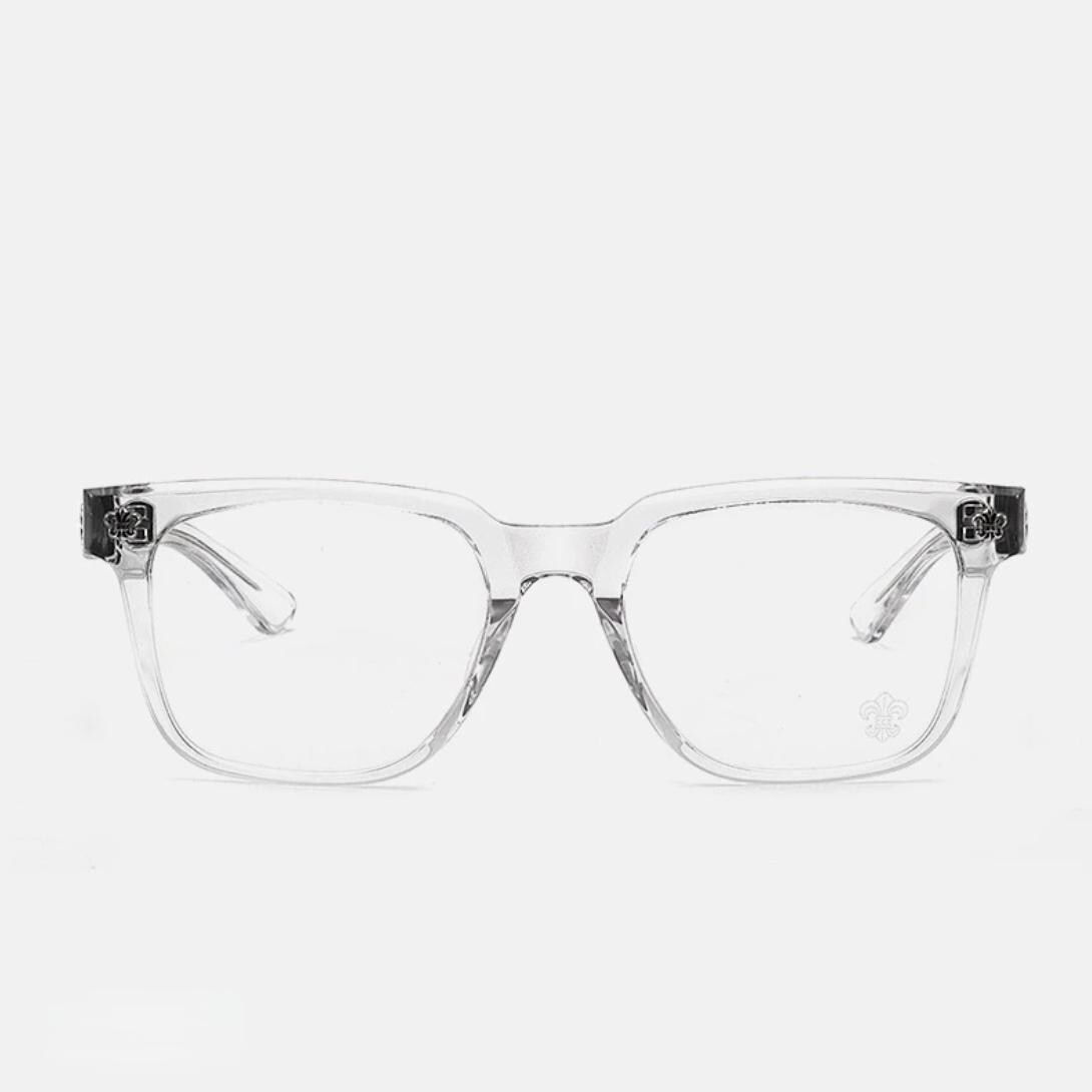 Occhiali Shield Retro Moderni SPEXX - Lenti Trasparenti, Montatura Metallo Argento, UV400