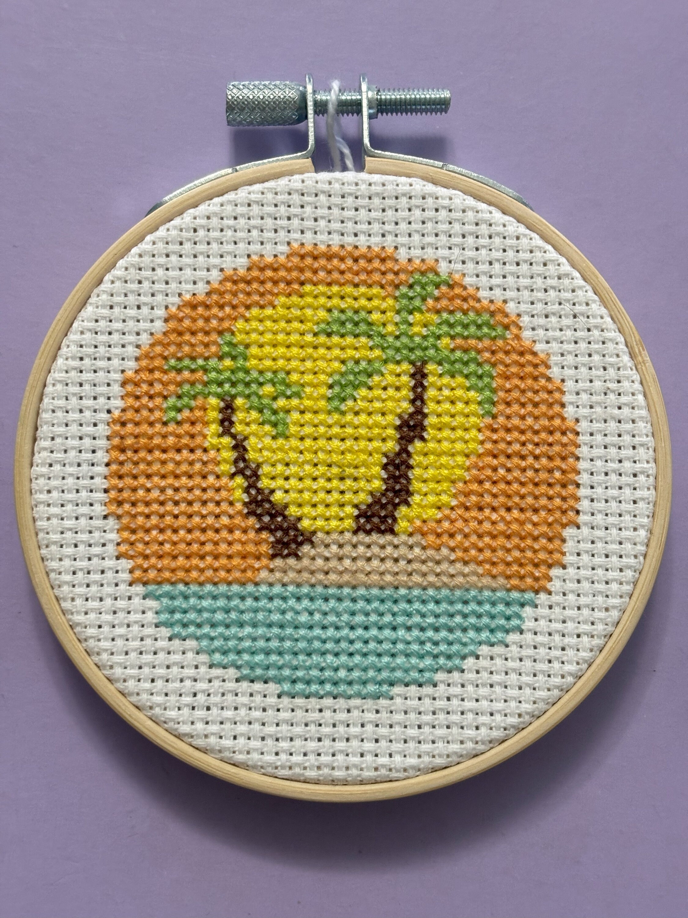 Palm Tree Mini Cross Stitch Pattern Digital Pattern - Etsy