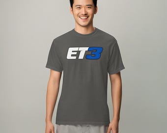 T-shirt épais ET3 - T-shirt de fan de motocross Eli Tomac #3 | Chemise de course de motocross résistante