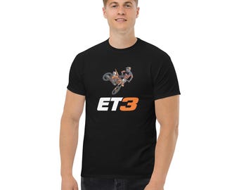 ET3 Eli Tomac KTM Oranje Supercross SMX Motocross Klassiek uniseks T-shirt