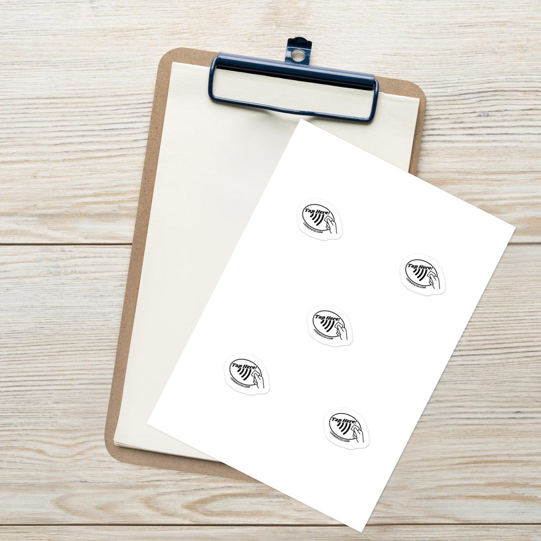 Touch to Pay Sticker Contactless Payment Sticker Tap Here! - Etsy