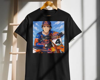 Chemise KTM de dessin animé de motocross Supercross Chase Sexton