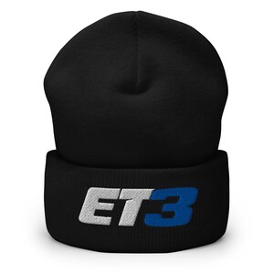 ET3 Cuffed Beanie - Eli Tomac #3 Motocross Fan Winter Hat