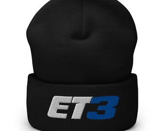 ET3 beanie met omslag - Eli Tomac #3 motorcrossfan-wintermuts